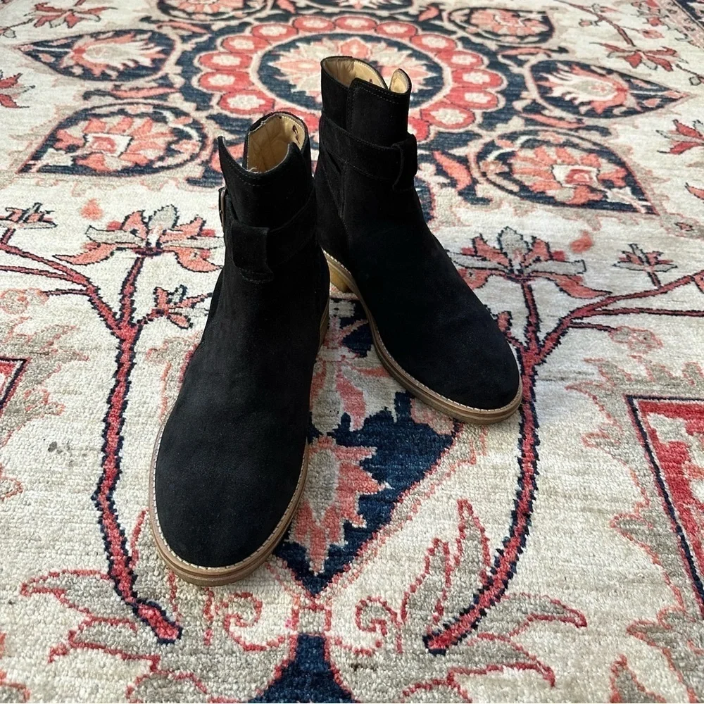 Represent Clo Italian Calf Suede Leather Strapped Boot